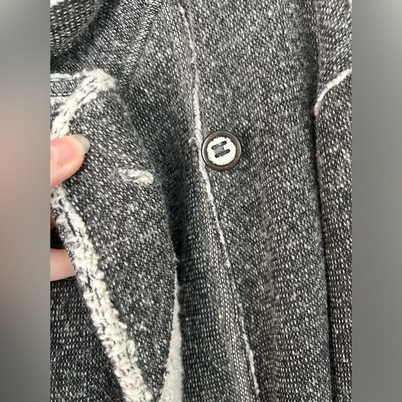 NSF gray Sherpa collar moto style jacket size small - Picture 11 of 12